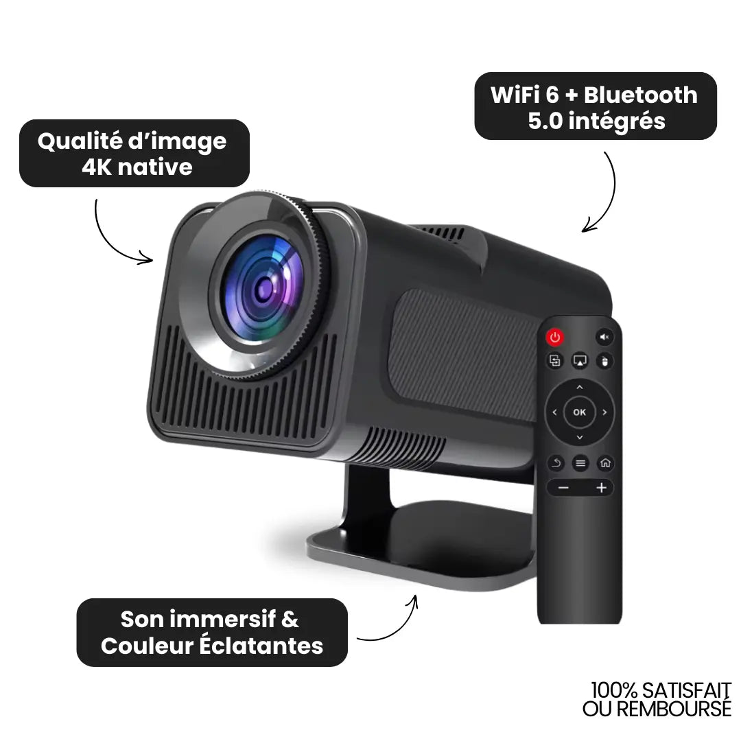 Projecteur 4K  – Cinéma portable