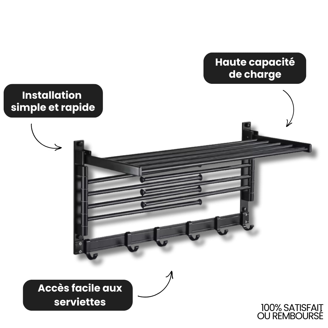 Barre de Serviette Pliable