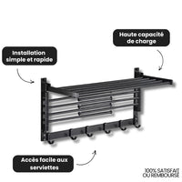 Barre de Serviette Pliable