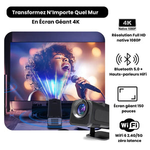Projecteur 4K  – Cinéma portable