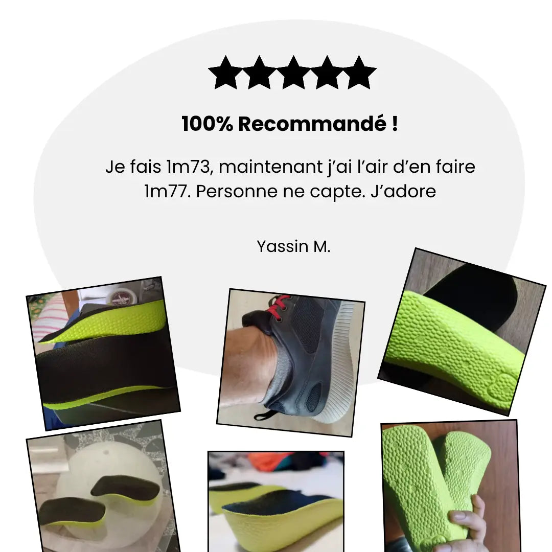 Semelles Invisibles - Gagner +4cm En Toute Discrétion