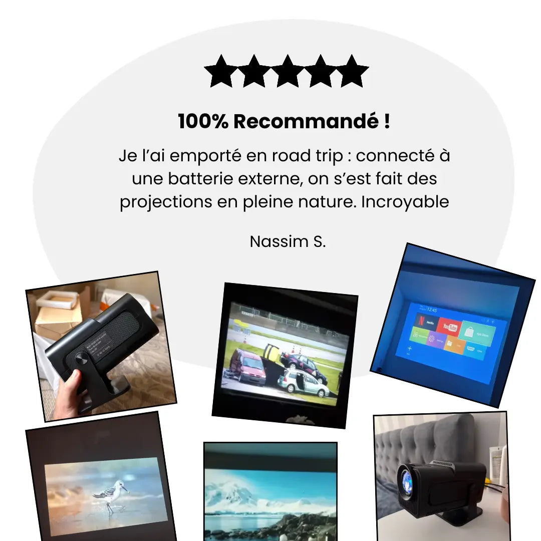 Projecteur 4K  – Cinéma portable