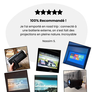 Projecteur 4K  – Cinéma portable